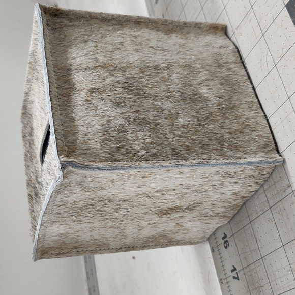 Leather Tissue Box Cover -made In Montana-new - Picture 3 of 4